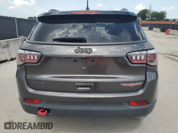 2019 Jeep Compass Trailhawk with VIN 3C4NJDDBXKT721356, listed as a Copart auction lot 60003045 with 164,864 mi miles and Clean title. Bid and sale history available at DreamBid. Image 6.