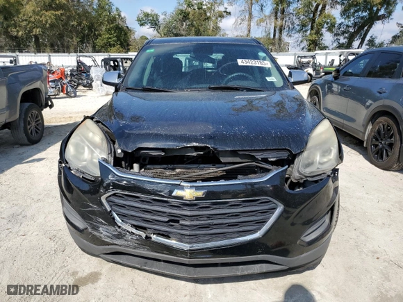 2016 Chevrolet Equinox LS with VIN 2GNALBEK2G1161229, listed as a Copart auction lot 43423185 with 211,269 mi miles and Salvage Title. Bid and sale history available at carsss.com. Image 5.