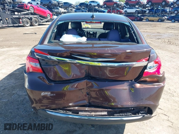 2013 Chrysler 200 Touring with VIN 1C3CCBBB9DN550812, listed as a IAAI auction lot 41677254 with 172,873 mi miles and . Bid and sale history available at carsss.com. Image 16.