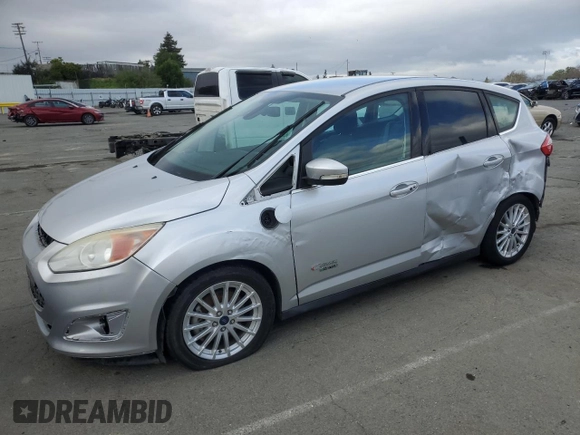 2013 Ford C-Max Energi SEL with VIN 1FADP5CU4DL553186, listed as a Copart auction lot 50930235 with 167,374 mi miles and Salvage Title. Bid and sale history available at carsss.com. Image 1.
