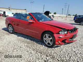 2005 Mercedes-Benz CLK 500 with VIN WDBTK75J65F148366, listed as a Copart auction lot 63041965 with Not provided miles and Salvage title. Bid and sale history available at DreamBid. Image 4.