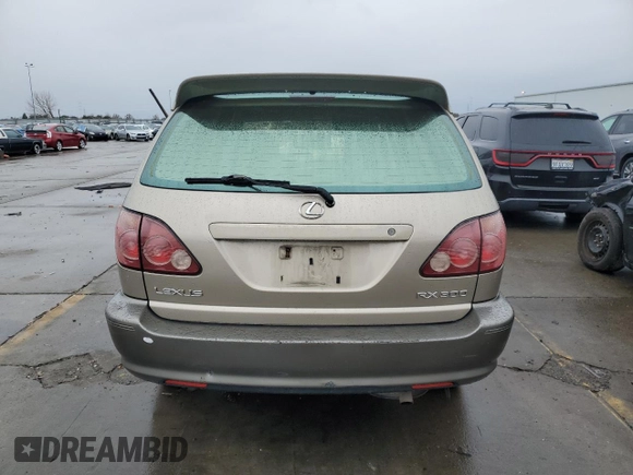 2000 Lexus RX 300 with VIN JT6HF10U7Y0113215, listed as a Copart auction lot 85126554 with 225,652 mi miles and Salvage Title. Bid and sale history available at carsss.com. Image 6.