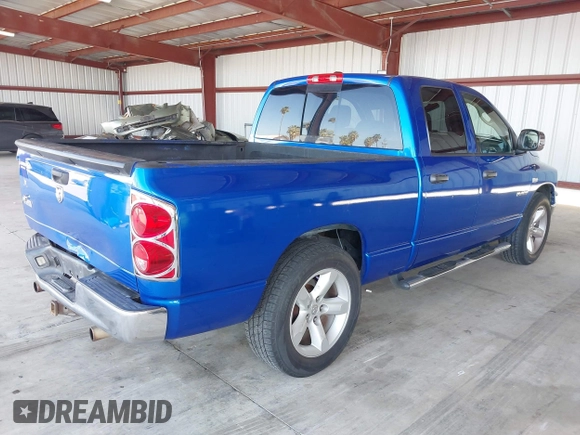 2008 Dodge 1500 SLT with VIN 1D7HA182X8J158742, listed as a IAAI auction lot 42002585 with 169,263 mi miles. Bid and sale history available at carsss.com. Image 4.