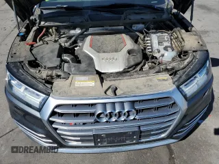 2018 Audi SQ5 Premium Plus with VIN WA1A4AFY4J2186279, listed as a Copart auction lot 58123064 with 62,572 mi miles and Salvage Title. Bid and sale history available at DreamBid. Image 12.