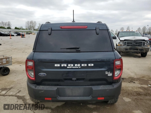 2021 Ford Bronco Sport Big Bend with VIN 3FMCR9B6XMRB23248, listed as a Copart auction lot 52855455 with 76,009 mi miles and Salvage title. Bid and sale history available at DreamBid. Image 6.