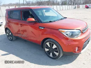 2018 Kia Soul + with VIN KNDJP3A58J7518345, listed as a IAAI auction lot 41792794 with 53,247 mi miles. Bid and sale history available at carsss.com. Image 1.