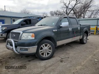 2005 Ford F-150 XLT with VIN 1FTPW12595KE80238, listed as a Copart auction lot 44429055 with 158,955 mi miles and Salvage Title. Bid and sale history available at carsss.com. Image 1.