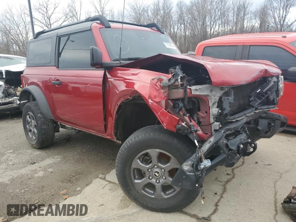2021 Ford Bronco с VIN 1FMDE5CP4MLA64180, выставлен на аукционе Copart как лот 73194854 с пробегом 54 227 миль миль и Списание • Salvage title. История ставок и продаж доступна на DreamBid. Изображение 4.