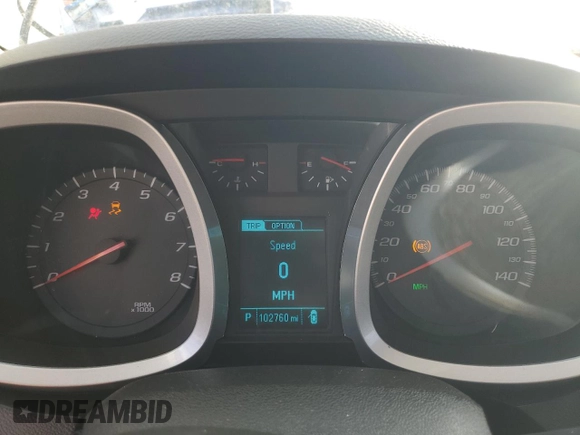2016 Chevrolet Equinox LT z VIN 2GNALCEK5G1118476, wystawiony jako Copart lot #47930805 z przebiegiem 102 760 mil mil oraz Szkoda całkowita • Salvage title. Historia ofert i sprzedaży dostępna na DreamBid. Obrazek 9.