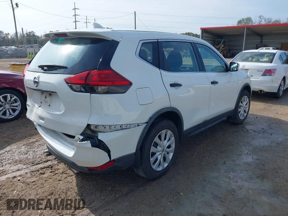 2017 Nissan Rogue S with VIN KNMAT2MT1HP593592, listed as a IAAI auction lot 41190105 with 85,442 mi miles and . Bid and sale history available at DreamBid. Image 4.