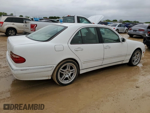 2001 Mercedes-Benz E-Class with VIN WDBJF65JX1B207667, listed as a Copart auction lot 50840565 with 182,249 mi miles and Clean Title. Bid and sale history available at carsss.com. Image 3.
