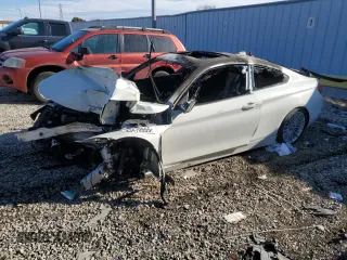 2015 BMW 4 Series 428i xDrive with VIN WBA3N5C59FK198008, listed as a Copart auction lot 43470555 with 0 mi miles and Non Repairable. Bid and sale history available at carsss.com. Image 1.