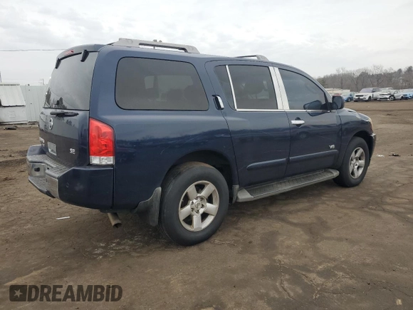 2006 Nissan Armada LE с VIN 5N1AA08B16N743099, выставлен на аукционе Copart как лот 42872525 с пробегом 203 650 миль миль и Списание • Salvage title. История ставок и продаж доступна на DreamBid. Изображение 3.