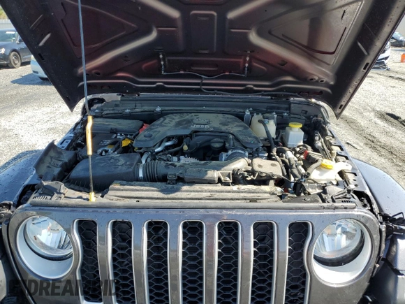 2021 Jeep Gladiator Overland с VIN 1C6HJTFG0ML574762, выставлен на аукционе Copart как лот 48537015 с пробегом 32 283 миль миль и Списание • Salvage title. История ставок и продаж доступна на DreamBid. Изображение 11.