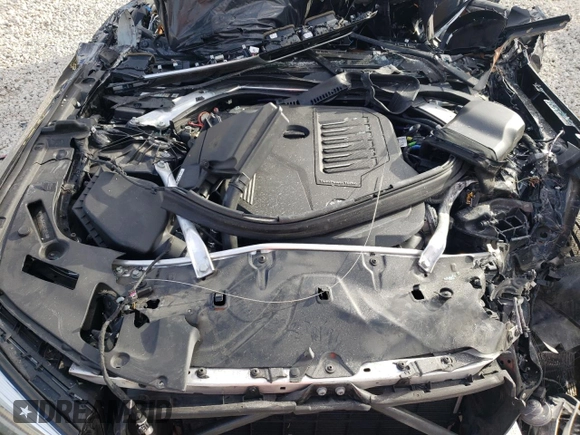 2021 BMW 5 Series 540i with VIN WBA53BJ07MCF99748, listed as a Copart auction lot 40306553 with Not Provided miles and Non Repairable. Bid and sale history available at DreamBid. Image 12.
