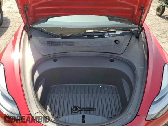 2022 Tesla Model 3 Long Range with VIN 5YJ3E1EB5NF287746, listed as a Copart auction lot 55124115 with 99,767 mi miles and Clean Title. Bid and sale history available at DreamBid. Image 11.