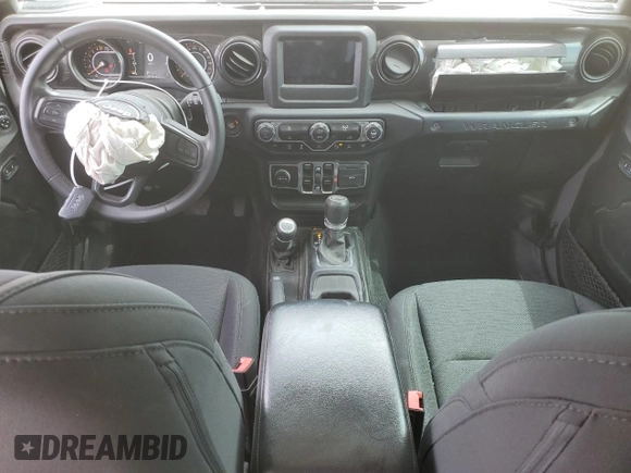 2020 Jeep Wrangler Unlimited Sport Altitude with VIN 1C4HJXDG2LW325430, listed as a Copart auction lot 46953185 with 69,919 mi miles and Salvage title. Bid and sale history available at DreamBid. Image 8.