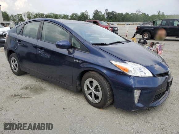 2015 Toyota Prius Four with VIN JTDKN3DU9F0449727, listed as a Copart auction lot 57883005 with 101,835 mi miles and Salvage title. Bid and sale history available at DreamBid. Image 4.