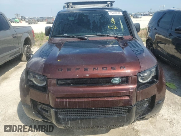 2024 Land Rover Defender X-Dynamic SE with VIN SALE2FEU2R2260716, listed as a Copart auction lot 74466624 with Not provided miles and Non repairable. Bid and sale history available at DreamBid. Image 5.