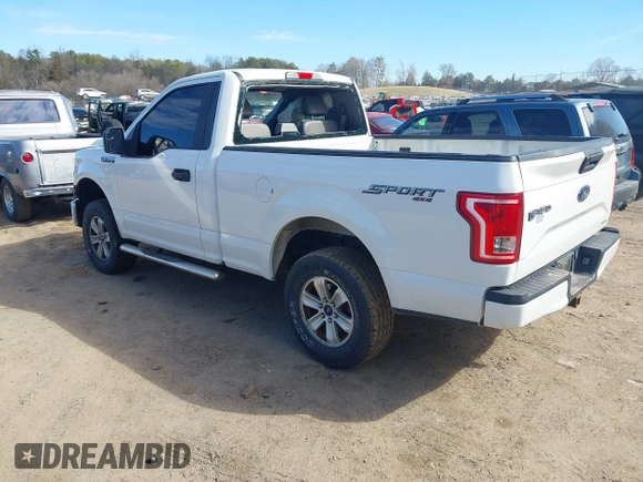 2016 Ford F-150 XL with VIN 1FTMF1E87GFD49202, listed as a IAAI auction lot 41667078 with 70,527 mi miles and . Bid and sale history available at DreamBid. Image 3.