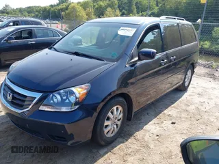 2008 Honda Odyssey EX with VIN 5FNRL38478B078862, listed as a IAAI auction lot 40090252 with 184,583 mi miles. Bid and sale history available at carsss.com. Image 2.