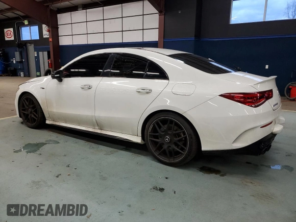 2021 Mercedes-Benz CLA 45 AMG with VIN W1K5J5DB2MN215325, listed as a Copart auction lot 82119754 with 51,071 mi miles and Clean Title. Bid and sale history available at DreamBid. Image 2.