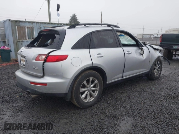 2007 Infiniti FX with VIN JNRAS08W07X203334, listed as a IAAI auction lot 41360679 with 144,320 mi miles and . Bid and sale history available at carsss.com. Image 4.