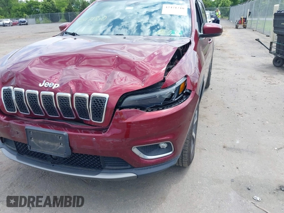 2019 Jeep Cherokee Limited with VIN 1C4PJMDXXKD323087, listed as a IAAI auction lot 42471210 with 57,839 mi miles and . Bid and sale history available at DreamBid. Image 6.