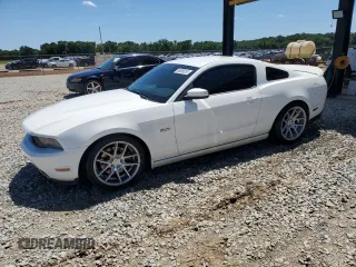 2012 Ford Mustang GT Premium with VIN 1ZVBP8CF7C5268809, listed as a Copart auction lot 58086255 with 166,038 mi miles and Salvage title. Bid and sale history available at DreamBid. Image 1.