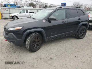 2016 Jeep Cherokee Trailhawk z VIN 1C4PJMBS7GW215464, wystawiony jako Copart lot #83548774 z przebiegiem Nie podano mil oraz Czysty tytuł • Clean title. Historia ofert i sprzedaży dostępna na DreamBid. Obrazek 1.