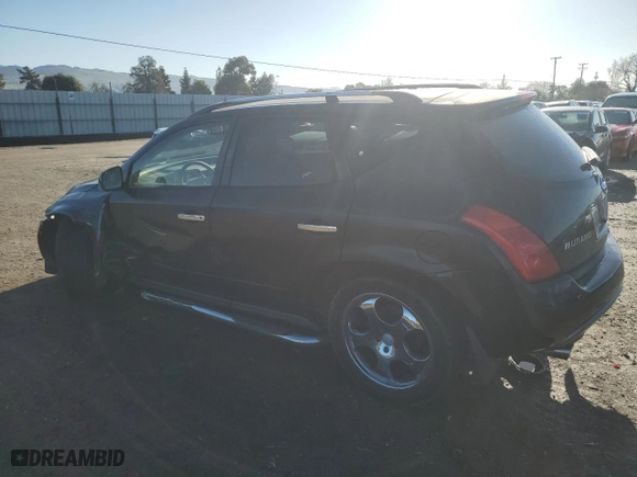 2004 Nissan Murano SL with VIN JN8AZ08T34W200323, listed as a Copart auction lot 44267985 with 100,390 mi miles and Salvage Title. Bid and sale history available at carsss.com. Image 2.