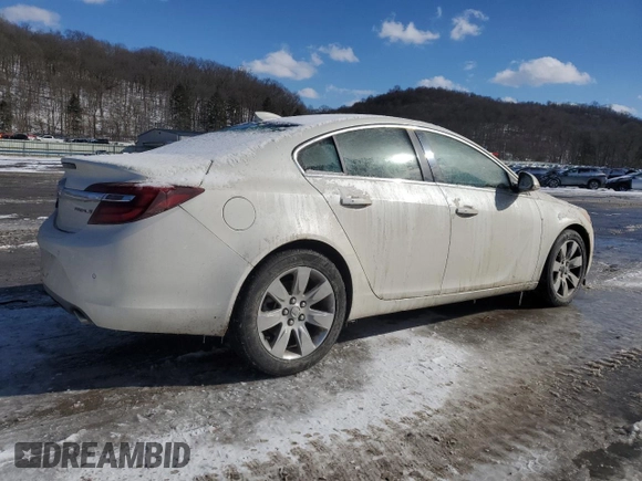 2015 Buick Regal Premium II with VIN 2G4GR5GX2F9125158, listed as a Copart auction lot 45643015 with 85,567 mi miles and Salvage Title. Bid and sale history available at carsss.com. Image 3.