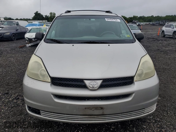 2004 Toyota Sienna CE with VIN 5TDZA23C14S102514, listed as a Copart auction lot 64494754 with 141,622 mi miles and Clean Title. Bid and sale history available at carsss.com. Image 5.