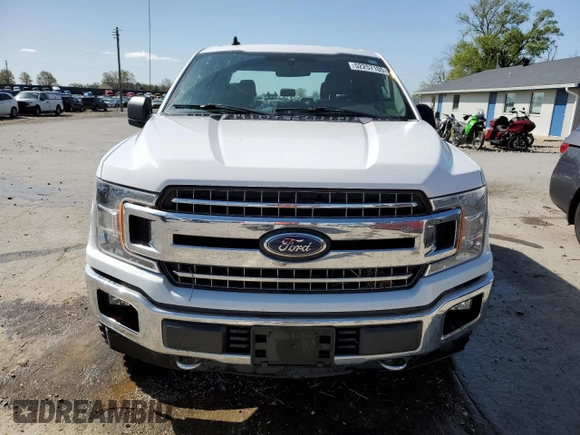 2019 Ford F-150 XL with VIN 1FTEW1E57KKE02961, listed as a Copart auction lot 52257105 with 117,296 mi miles and Salvage Title. Bid and sale history available at carsss.com. Image 5.