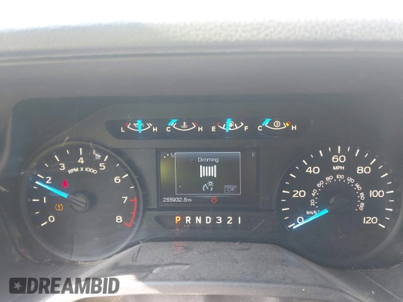 2016 Ford F-150 XL with VIN 1FTMF1C80GFB09055, listed as a IAAI auction lot 42563689 with 255,932 mi miles and . Bid and sale history available at DreamBid. Image 7.