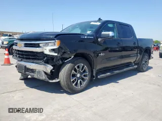 2023 Chevrolet Silverado 1500 LT with VIN 2GCPACEDXP1125286, listed as a Copart auction lot 52520495 with 44,780 mi miles and Salvage Title. Bid and sale history available at DreamBid. Image 1.