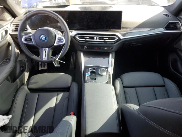 2024 BMW i4 M50 with VIN WBY33AW07RFS19600, listed as a Copart auction lot 53030904 with 1,985 mi miles and Salvage Title. Bid and sale history available at carsss.com. Image 8.