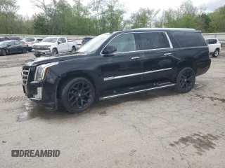 2015 Cadillac Escalade ESV Premium z VIN 1GYS4JKJ2FR197115, wystawiony jako Copart lot #55814805 z przebiegiem 284 940 mil mil oraz Szkoda całkowita • Salvage title. Historia ofert i sprzedaży dostępna na DreamBid. Obrazek 1.