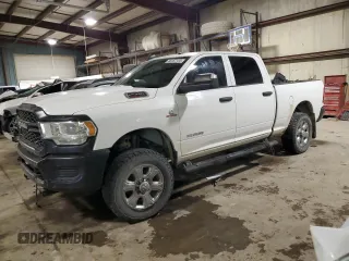 2019 Ram 2500 Tradesman with VIN 3C6UR5CLXKG518360, listed as a Copart auction lot 85157124 with 0 mi miles and Salvage Title. Bid and sale history available at carsss.com. Image 1.