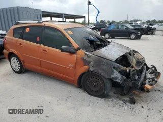 2004 Pontiac Vibe with VIN 5Y2SL62814Z448996, listed as a Copart auction lot 72340874 with 0 mi miles and Salvage Title. Bid and sale history available at carsss.com. Image 4.