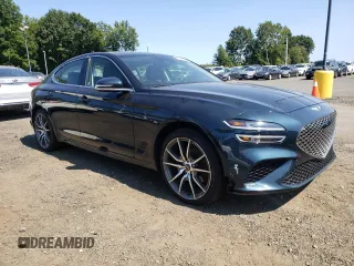 2023 Genesis G70 2.0T with VIN KMTG34TA6PU131696, listed as a Copart auction lot 69596114 with 29,968 mi miles and Salvage Title. Bid and sale history available at DreamBid. Image 4.