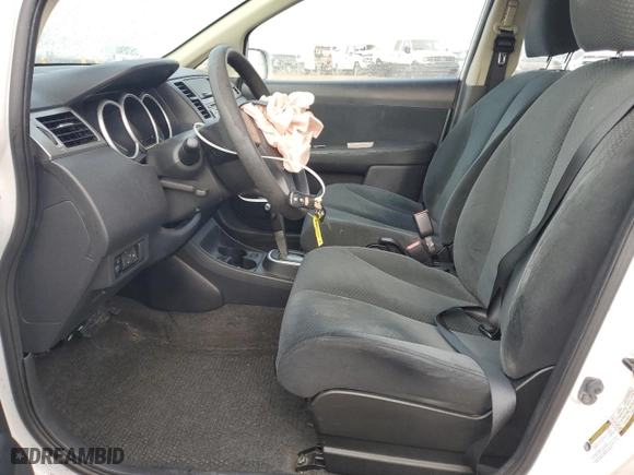 2010 Nissan Versa 1.8 S with VIN 3N1BC1CP9AL370126, listed as a Copart auction lot 46831095 with 124,841 mi miles and Salvage Title. Bid and sale history available at carsss.com. Image 7.