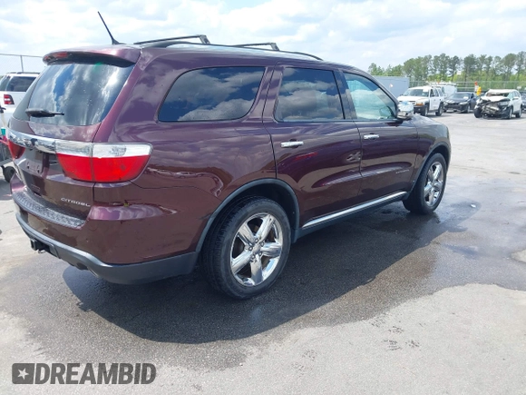 2012 Dodge Durango Citadel with VIN 1C4RDHEG0CC247392, listed as a IAAI auction lot 41999685 with 125,901 mi miles and . Bid and sale history available at DreamBid. Image 4.