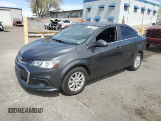 2020 Chevrolet Sonic LT with VIN 1G1JD5SBXL4106255, listed as a Copart auction lot 51007435 with 75,833 mi miles and Salvage title. Bid and sale history available at DreamBid. Image 1.