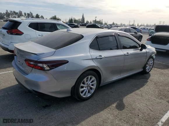 2024 Toyota Camry LE with VIN 4T1C11AK7RU898436, listed as a Copart auction lot 86216844 with 5,201 mi miles and Salvage Title. Bid and sale history available at carsss.com. Image 3.