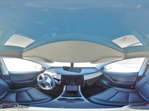 2020 Tesla Model Y Long Range with VIN 5YJYGDEE3LF047491, listed as a Copart auction lot 47182805 with 93,476 mi miles and Non Repairable. Bid and sale history available at carsss.com. Image 16.