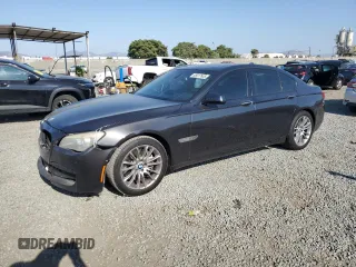 2011 BMW 7 Series 750i with VIN WBAKA8C58BCY37346, listed as a Copart auction lot 65017655 with 125,505 mi miles and Salvage title. Bid and sale history available at DreamBid. Image 1.