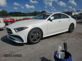 2023 Mercedes-Benz CLS 450 with VIN W1K2J5KB3PA111038, listed as a Copart auction lot 64664265 with 18,105 mi miles and Salvage title. Bid and sale history available at DreamBid. Image 1.