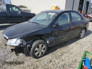 2004 Kia Spectra LX with VIN KNAFE121045047123, listed as a Copart auction lot 78173404 with 208,983 mi miles and Salvage Title. Bid and sale history available at carsss.com. Image 1.
