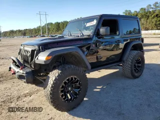 2020 Jeep Wrangler Rubicon with VIN 1C4HJXCGXLW239607, listed as a Copart auction lot 81959434 with Not provided miles and Salvage title. Bid and sale history available at DreamBid. Image 1.